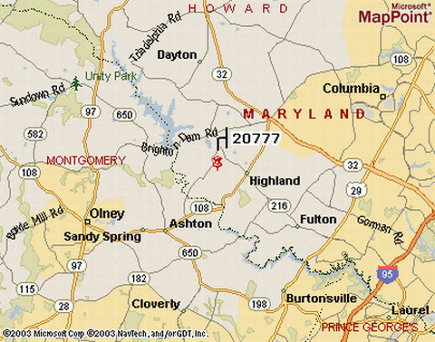 big map of Goldray area